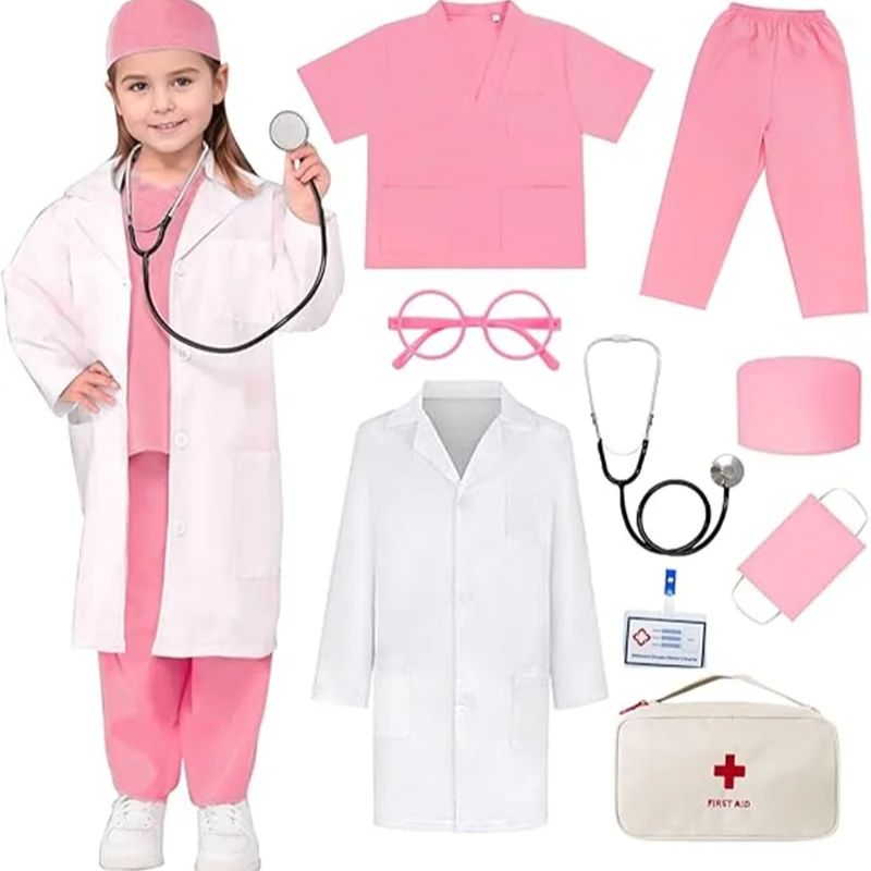 Kids Doctor Education - Детский топ + брюки + пальто