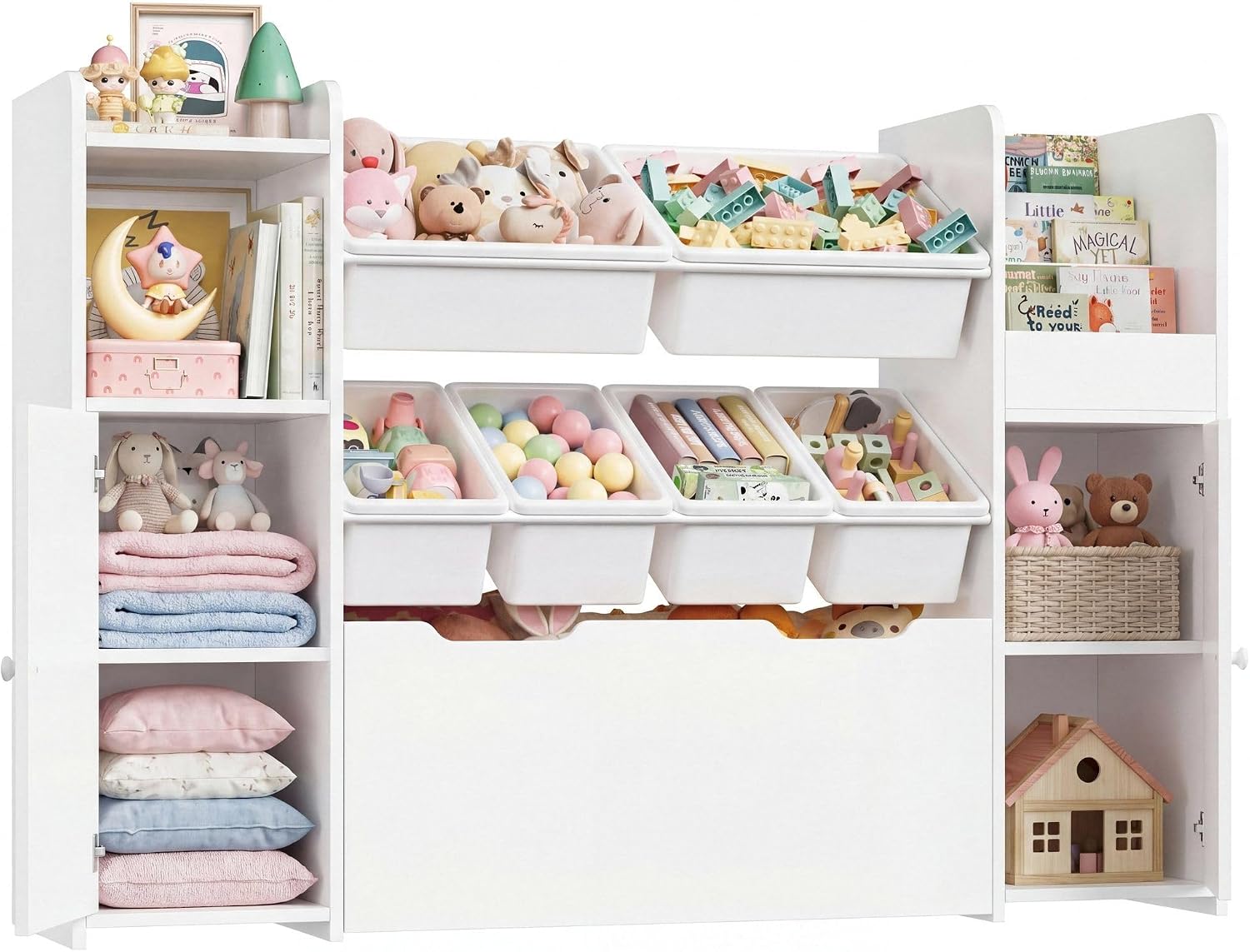 Montessori Shelf Toy - Органайзер для хранения игрушек, детская книжная