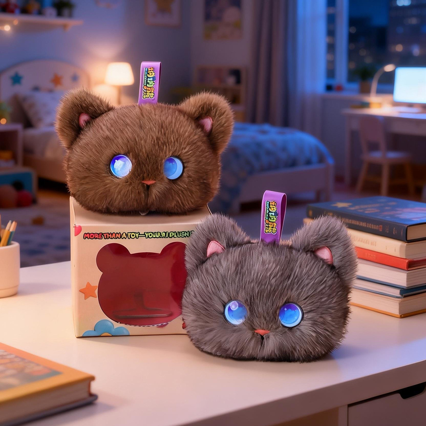 Kids Education Toys - Интерактивная игрушка-робот Тобот AI: плюшевый кот,