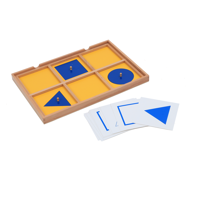 Montessori Shelf Toy - Сенсорные игрушки Монтессори, геометрический демонстрационный лоток