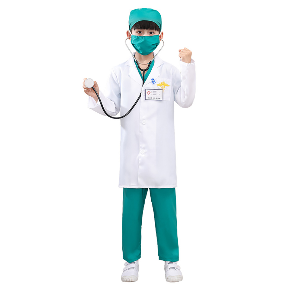 Детская белая медицинская форм – обзор и цена Kids Doctor Education