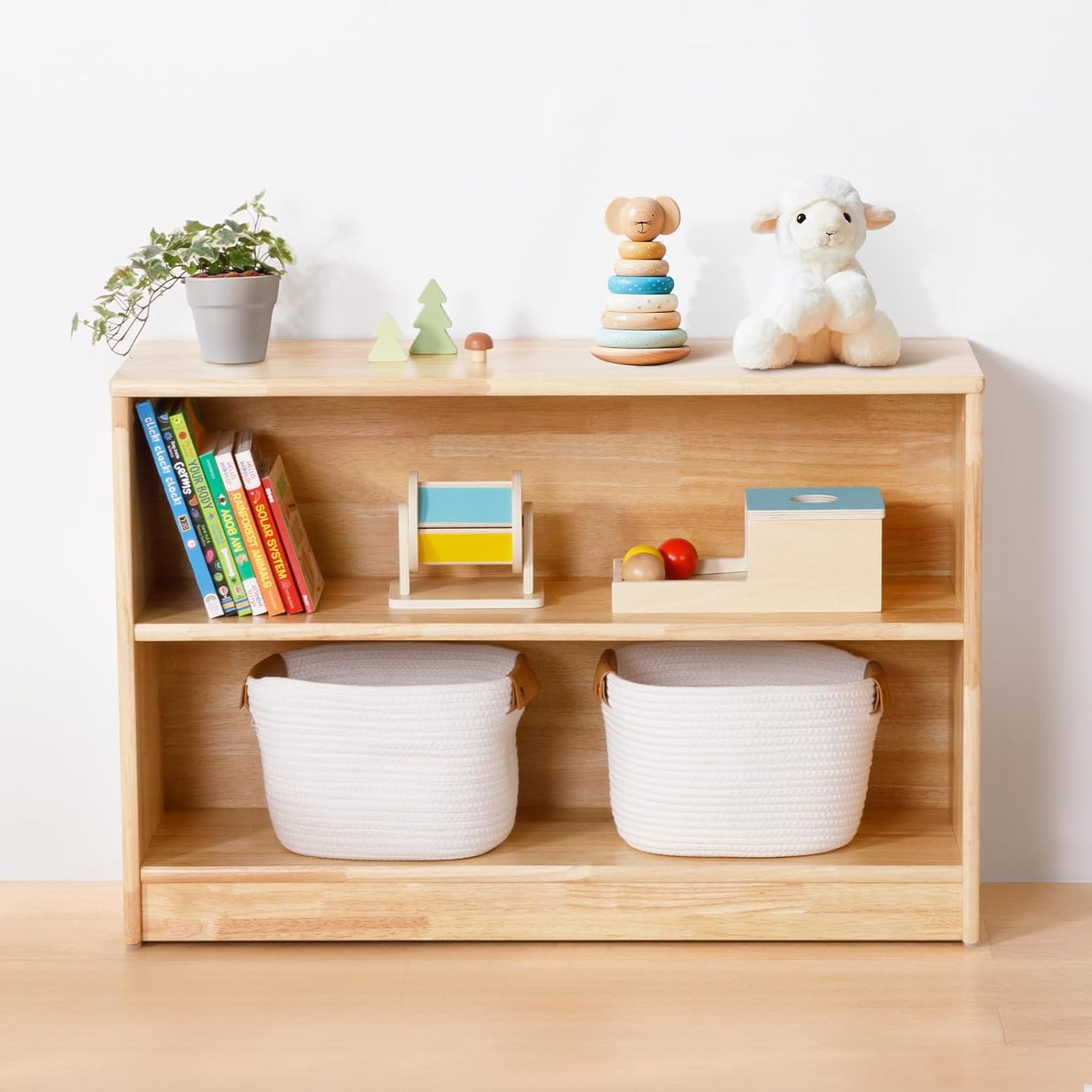 Монтессори-стеллаж с 2 ярусами – обзор и цена Montessori Shelf Toy