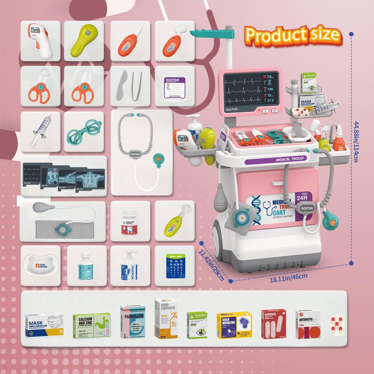 Набор для ролевых игр «Доктор» – обзор и цена Kids Doctor Education