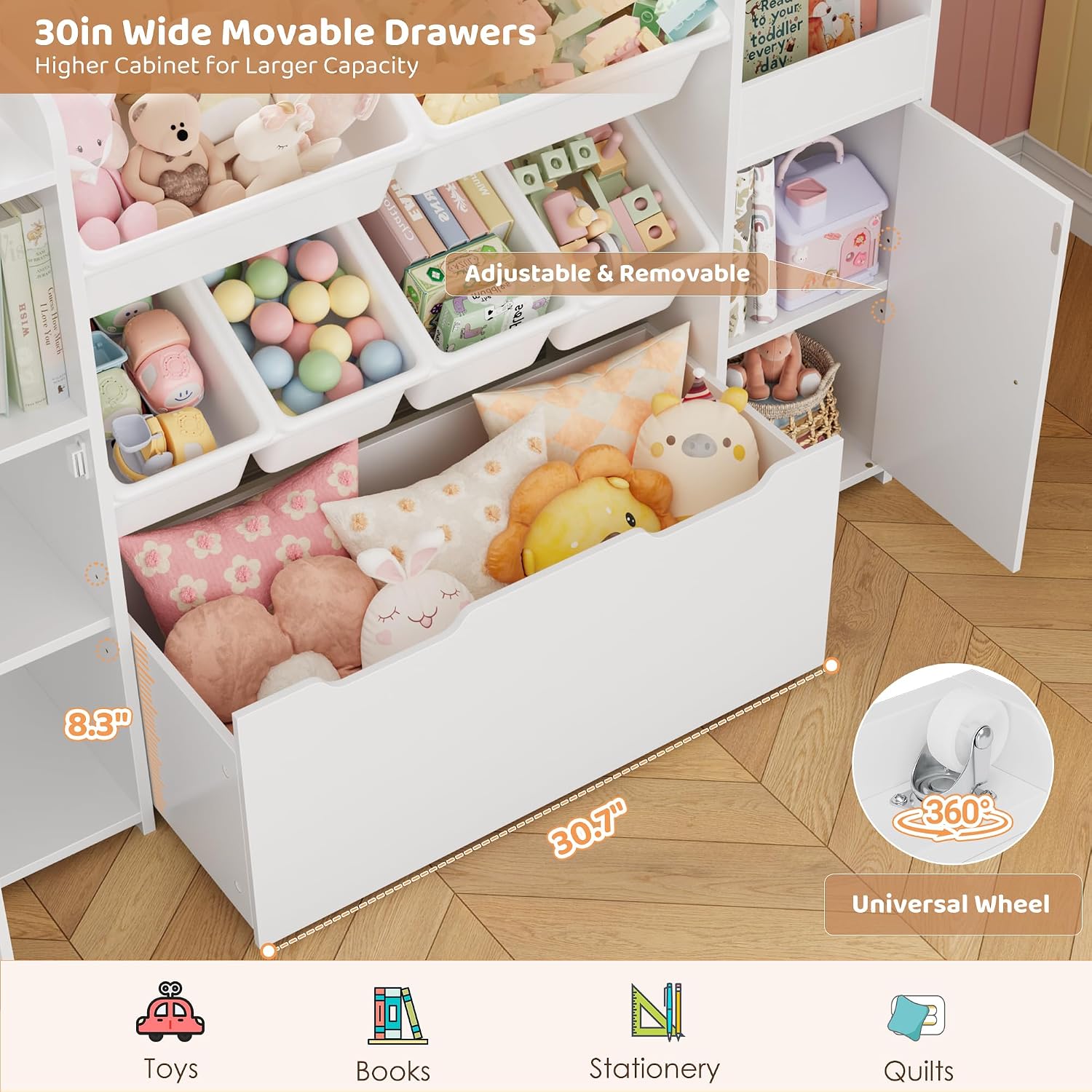 Органайзер для хранения игруше – обзор и цена Montessori Shelf Toy