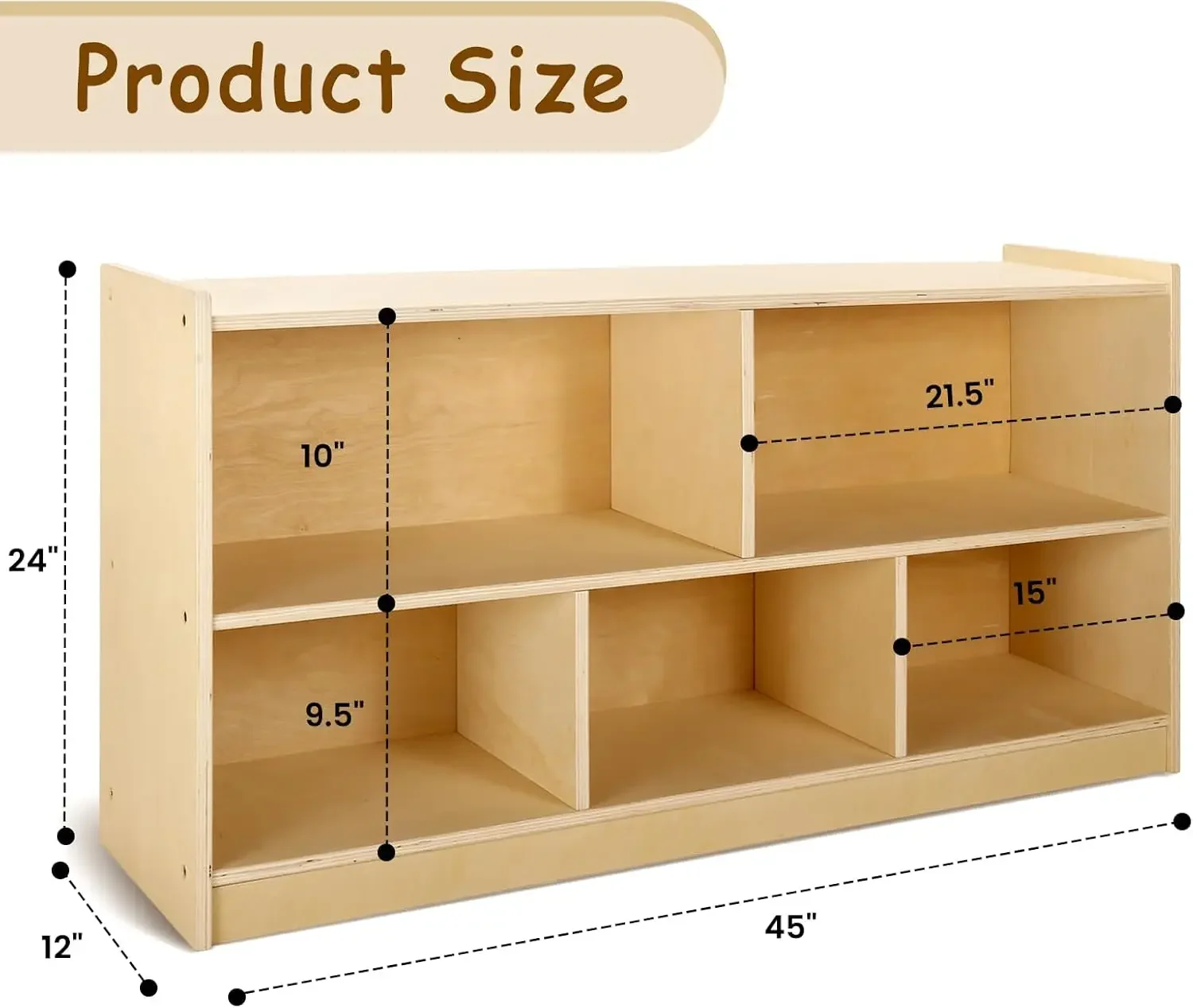 Деревянный шкаф для хранения с – обзор и цена Montessori Shelf Toy