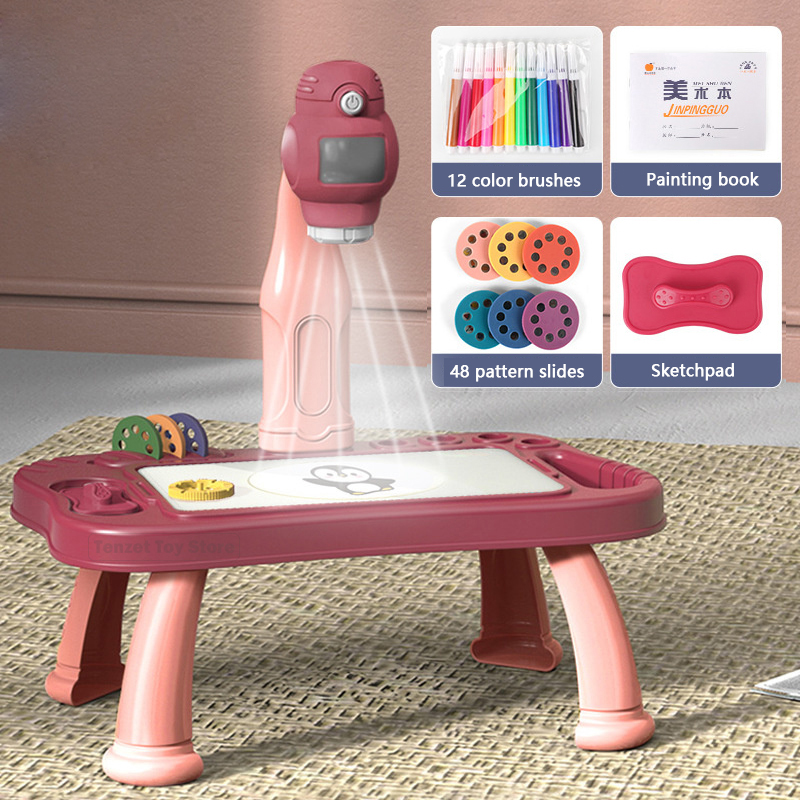 Детский светодиодный проектор, – обзор и цена Drawing Projector Kids