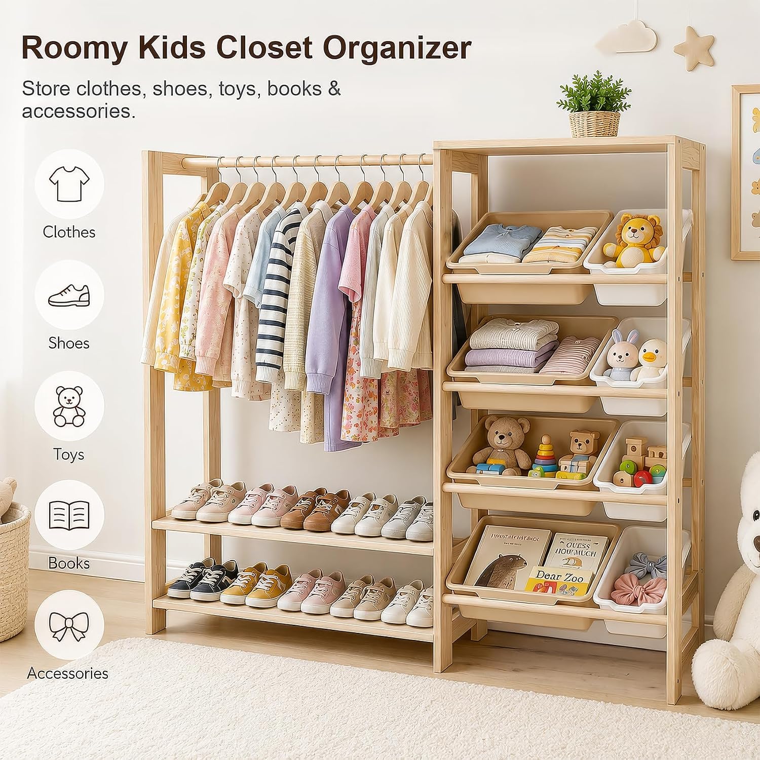 Детский гардероб Монтессори и  – обзор и цена Montessori Shelf Toy