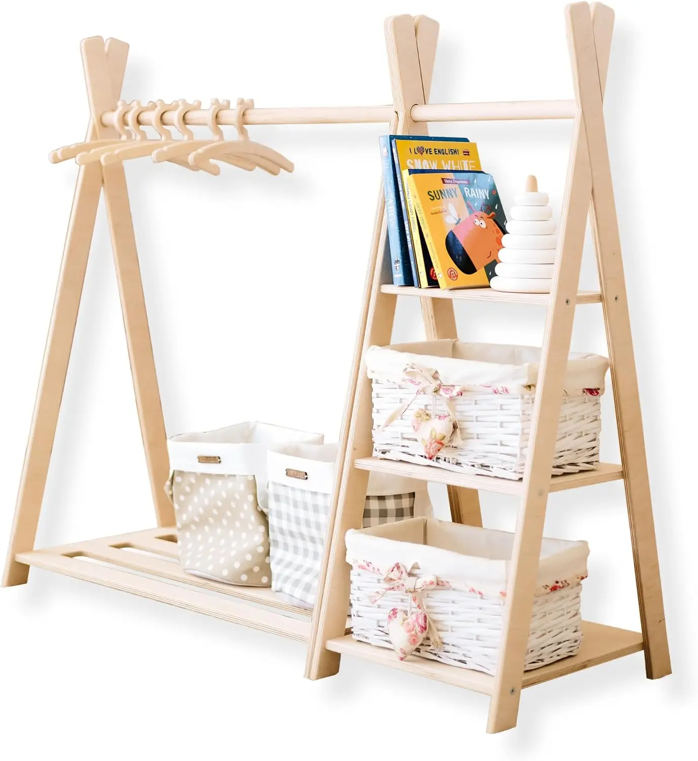 Шкаф для хранения игрушек + Мо – обзор и цена Montessori Shelf Toy